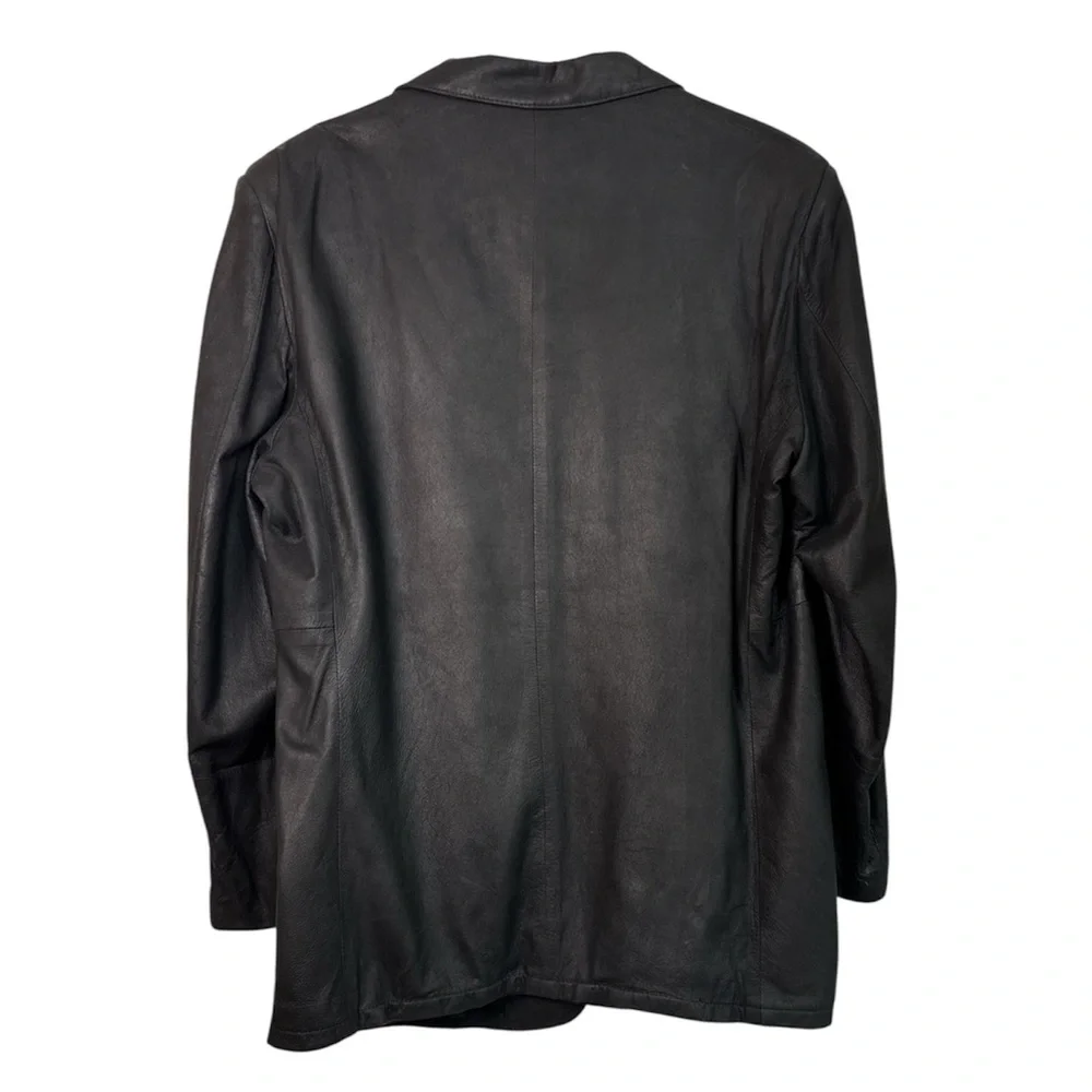 Remy Lamb Leather Blazer Men Size 42 - Picture 2 of 13